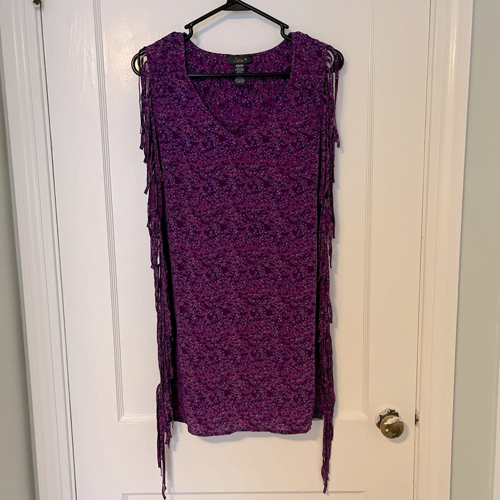Fringe Swing Dress, XS